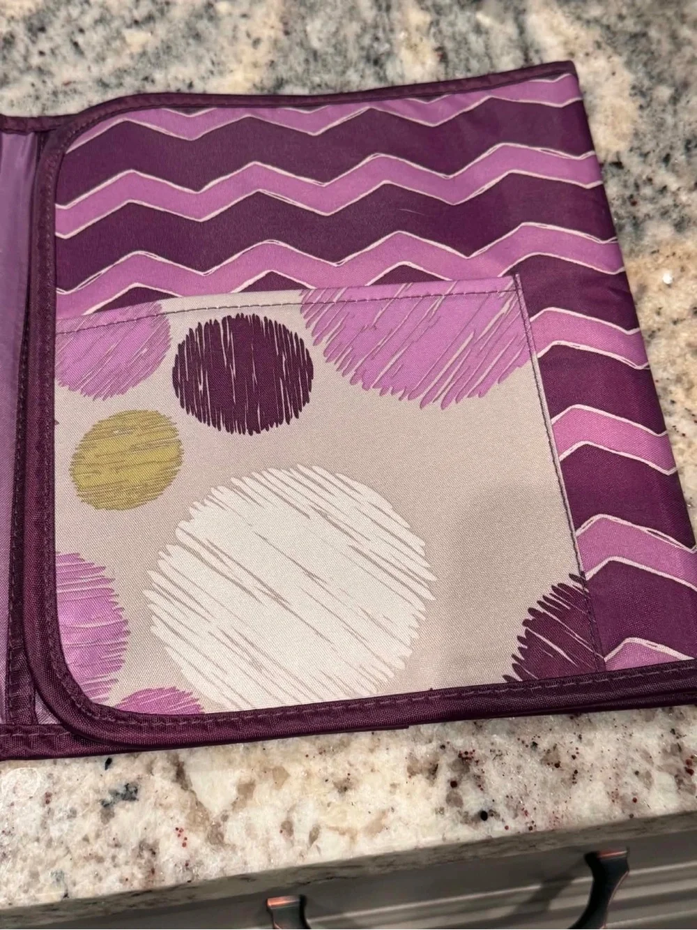 thirty-one Purple Chevron Notepad & Journal Organizer